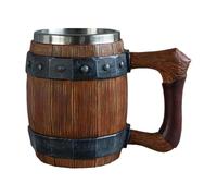 Jarras De Cerveza Con Asas - Taza De Pulveras De Cerveza De Resina De Acero Inoxidable - Taza De Cerveza Antigua Hecho A Mano Para Aniversarios, Oktoberfest, Cumpleaños, Regalo Del Día del Padre