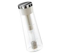 Jarras de infusión fría de gran capacidad para múltiples porciones al aire libre, aventura, a prueba de fugas, sello de silicona, botella de acero inoxidable para viajes al aire libre, bebidas frías