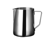 Jarras de leche de acero inoxidable, jarra artesanal for espumar leche, café, Latte, espuma artística, tazón taza, 2 uds. Para Hogares Y Cafeterías(1500ml)