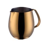 Jarras para Espumar leche Taza de crema for café flores con púas Barista del arte latte(Colour 4,L)