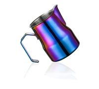 Jarras para Espumar leche Taza de leche café tazas flores acero inoxidable Barista del arte latte(#4,350ml)