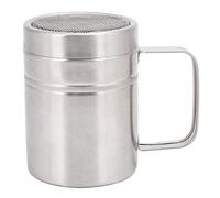 Jarro de condimentos de acero inoxidable tarro de condimento con tapa de agujeros pequeños para salina de cocina café almacenamiento en polvo de alimentos duraderos de 6.5 cm de