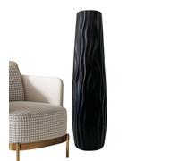 Jarrón Alto De Suelo,Decoración De Pie Texturizada | Jarrón para Flores Secas,para Hogar Sala De Estar Cocina Dormitorio Comedor Entrada Boda Fiesta Oficina