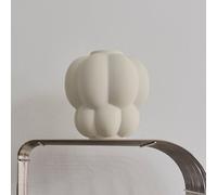 Jarrón AYTM Uva, cerámica, blanco, Ø 20 cm, forma de uva