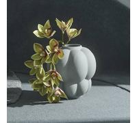 Jarrón AYTM Uva, cerámica, verde, Ø 26 cm, forma de uva