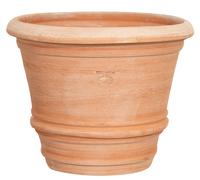 Jarrón Biscottini Terracota Toscano Antihielo 40x30cm Hecho A Mano