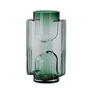 Jarrón, Boda, Estante Jarrón de Flores Vidrio único, jarrones Elegantes for la Flor, jarrón Decorativo for decoración del hogar Configuración Lugar Oficina Centro de Mesa Moderno(30cm)