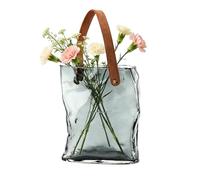 Jarrón Bolsa de - Estética Moderna Decorativa,Composición Floral Florero Lindo Bolsa de | para Hogar Dormitorio Sala Cocina Oficina Mesa Estantería Cumpleaños Cremallera Boda