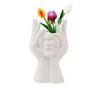 Jarrón Cabeza artística Abstracto florero: Nizirioo Moderno Elegante jarrón Forma Femenina Cabeza semicuerpo Humano flor florero jarrón Flores Bohemio decoración Mesa Oficina Cocina decoración hogar