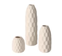 Jarrón cerámica blanca simona 31cm