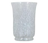 Jarrón Cristal Blanco 15 x 15 x 22 cm