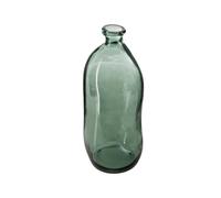 Jarrón de Botella de Vidrio Reciclado Caqui