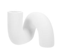 Jarrón de cerámica creativo para flores secas, moderno.