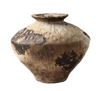 Jarrón de cerámica Retro Decorativo, Estilo WABI-sabi Chino, es un Recipiente para arreglos Florales, Pero también una Obra de Arte, Adecuado para la Sala de Estar, estantería, Entrada A (ta