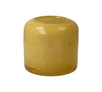 Jarrón de Cristal con Mantequilla de limón, 11 cm, Color Amarillo