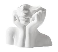 Jarrón de Cuerpo de cerámica,florero artístico con Forma de Rostro Femenino | Florero con Forma de Mujer única en Forma de Mujer, Adornos Bohemios para Decoraciones Feministas de la Gimocool