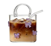 Jarrón de estilo con bolsa de taza decorativa linda