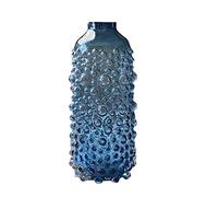 Jarrón de flores Florero de vidrio con textura desigual, florero de cristal transparente, adorno floral, accesorios hidropónicos, jarrones de decoración del hogar, macetas Jarrón para decoración(Grand
