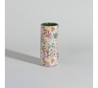 Jarrón de gres multicolor, 14 cm