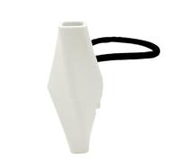 Jarrón de motocicleta Charm | Jarrón de flores para manillar, mini accesorios de moto, colgante de jarrón de motocicleta desmontable, silicona, diseño geométrico