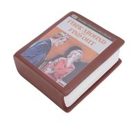 Jarrón decorativo de resina con forma de libro, moderno soporte para rosas y orquídeas.