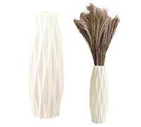 Jarrón Decorativo de salón irrompible, florero único, de plástico, irrompible, irrompible, jarrón de Flores, Oficina, jarrón anticaídas para Interior, Dormitorio, salón, balcón, baño, decoración de