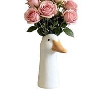 Jarrón Decorativo Florero Cerámico Cabeza De Ganso