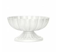 Jarrón Decorativo Tazón con Pedestal Cuenco de Centro de Mesa Soporte Elevado de Hierro con Acabado Liso para Velas Fruta y Flores Adecuado para Comedor Salón Consola Decoración del Hogar, Color to 2