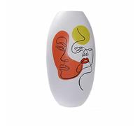 Jarrón DKD Home Decor Cara Blanco Resina Multicolor (20,5 x 20,5 x 38 cm) - Marca: DKD Home Decor - EAN: 8424002032289