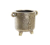 Jarrón DKD Home Decor Dorado Magnesio Moderno Cara 33 x 23 x 25,5 cm