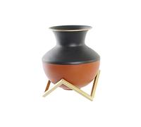 Jarrón DKD Home Decor Metal Multicolor Moderno 18 x 18 x 21 cm