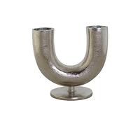 Jarrón DKD Home Decor Plateado Aluminio 19 x 11 x 17 cm