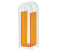 Jarron Flores Florero Floreros de Colores del Arco Iris Maceta Floral Decorativa Sala Estar Muebles for el hogar(Light Orange)
