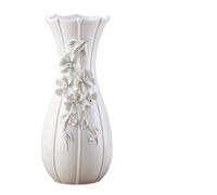 jarrón geométrico Florero de cerámica, decoración Mesa Comedor, Soporte Flores for el hogar, artesanías hidropónicas secas Simples Modernas(C- 30cm High)