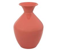 Jarrón Kian Alto 37 cm Metal esmaltado Rosa Fucsia