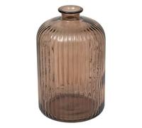 Jarrón Luz Alto 23 cm Vidrio Reciclado marrón