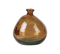 Jarron NATURAL LIVING Mila 2L Ambar EN Vidrio Reciclado D17CM X H18CM