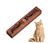 Jarrón Para Bigotes Gato - Imán Conmemorativo Palisandro Almacenamiento Resistente Coleccionista | Coleccionista de Bigotes para Mascotas,Para Colección En Interior Casa Dormitorio Salón Escritorio Me