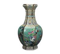 Jarrón para Flores Jarrón de cerámica con Adornos Antiguos Esmalte for decoración Mesa Boda y Sala Estar Decoración del Hogar