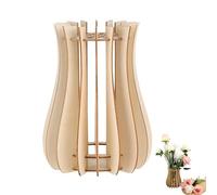 Jarrón para flores, jarrón de madera para flores, rompecabezas 3D jarrones de madera para construir uno mismo para rosas ramo de tulipanes margaritas, jarrón de madera para ramo de flores, regalo
