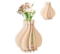 Jarrón para Flores Lego, Florero Rompecabezas De Madera,Florero de Madera para Ramo de,para Lego Ramo de Flores, Puede Almacenar Rosas Lego, Girasol, Narcisos, Amantes de Las Flores Lego
