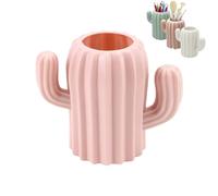 Jarrón pequeño de Flores, jarrón Bohemio en Forma de Cactus, jarrón de imitación de Estilo escandinavo, jarrón de Flores, contenedor de Flores para la decoración de la Oficina del hogar(Rosa)