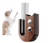 Jarrón pequeño para bigote de gato de punto gato forma flor florero | Resina Dot Cat Floglass Clear Mini Bud | Caja De Recuerdos para Mascotas Pérdida De Simpatía De Gato, D
