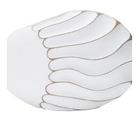 JARRÓN RESINA LINEAS 34 x 11,5 x 24,5 cm