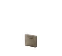 Jarrón Ridge Alt. 16,5 Gris Pardo/vidrio Escarchado
