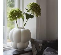 Jarrón Uva de AYTM, cerámica, blanco, Ø 26 cm, forma de uva