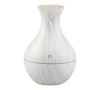 Jarrón Zen - Humidificador y Difusor de Aroma Mini | Silencioso, Elegante y Compacto | Ideal para Aromaterapia, Yoga, Dormitorios Infantiles Hogar (Blanco)