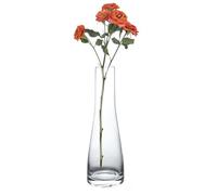 Jarrones de Cristal Hechos a Mano con brotes de Flores Transparentes jarrones de un Solo Tallo Botellas Decorativas Centro de Mesa para Bodas Fiestas decoración del hogar y la Oficina (Transparente)