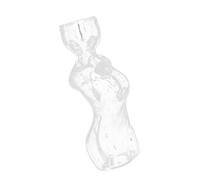 Jarrones hidropónicos de vidrio con forma de cuerpo femenino para cultivo de raíces de aguacate, contenedor de terrario transparente, decoración creativa de escritorio, jarrones de vidrio para