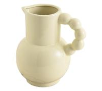 Jarrones modernos - Florero de cerámica con asa - Jarrones blancos para decoración de estilo minimalista, decoración para boda, mesa de comedor, sala de estar, dormitorio